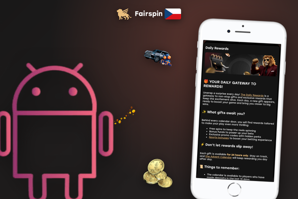 Detail sekce vkladu v Fairspin Casino s vyplněným promo kódem CZFAIR300 a tlačítkem Vložit