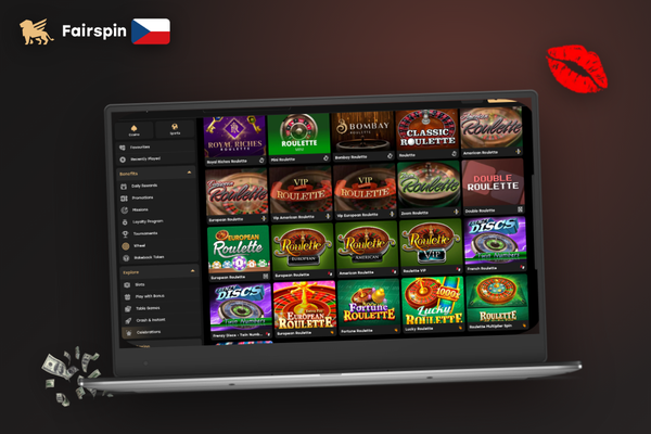 Hráč prochází zákaznickou podporu a FAQ na webu Fairspin Casino